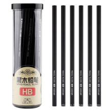 High-Quality Luxury Black Basswood Pencil Triangle HB Pencil